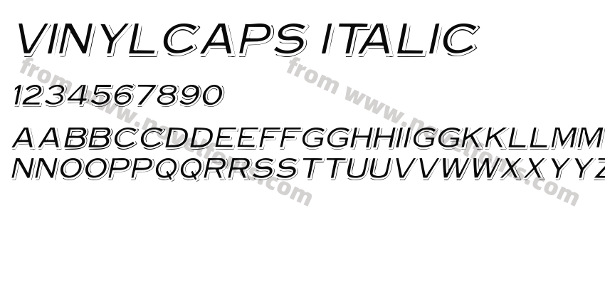 VinylCaps ItalicPreview