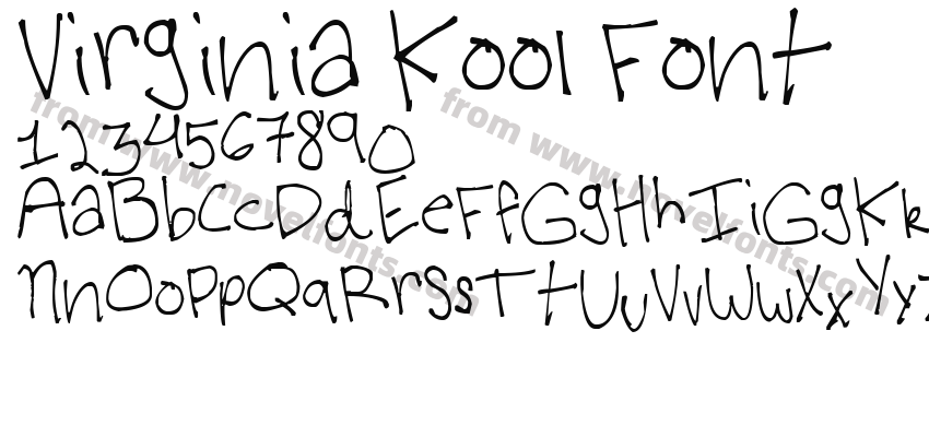 Virginia Kool FontPreview