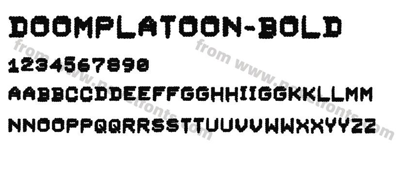 DoomPlatoon-BoldPreview