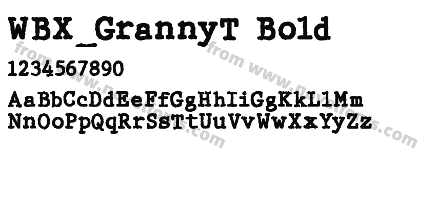 WBX_GrannyT BoldPreview