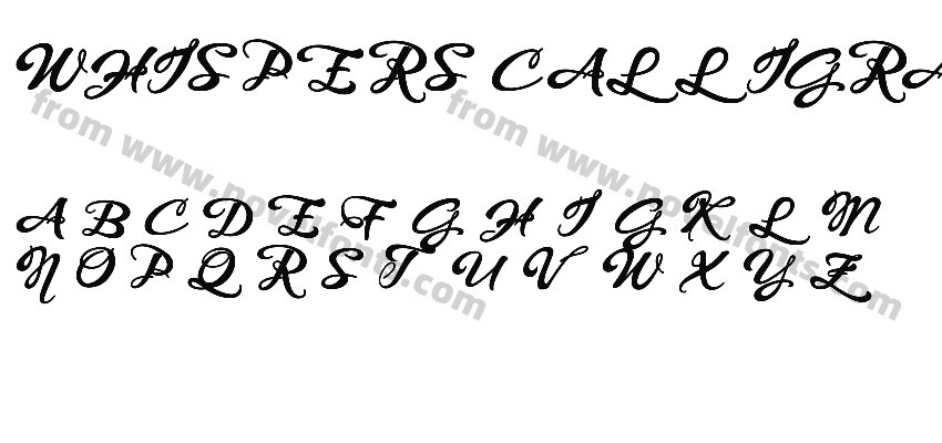 WHISPERS CALLIGRAPHY_DEMO_sinuous_BOLDPreview