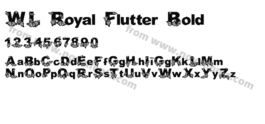 WL Royal Flutter BoldPreview