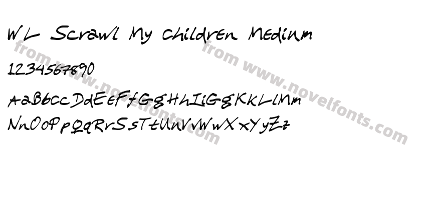 WL Scrawl My Children MediumPreview