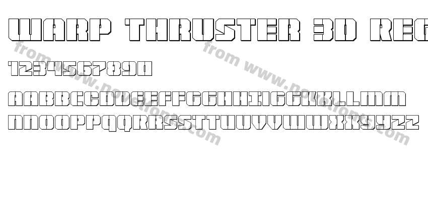 Warp Thruster 3D RegularPreview