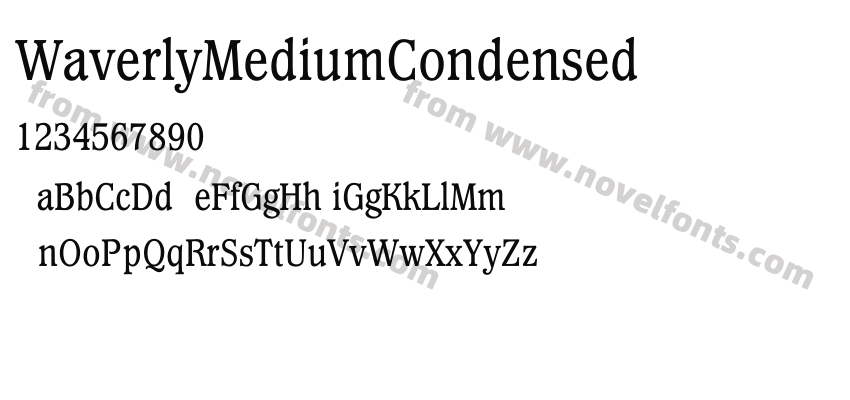 WaverlyMediumCondensedPreview