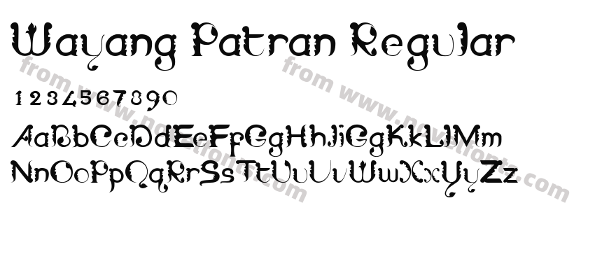 Wayang Patran RegularPreview