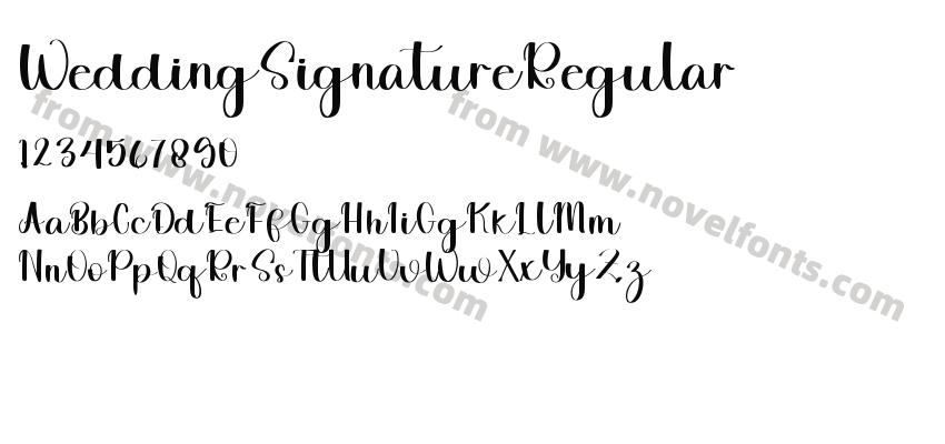 WeddingSignatureRegularPreview