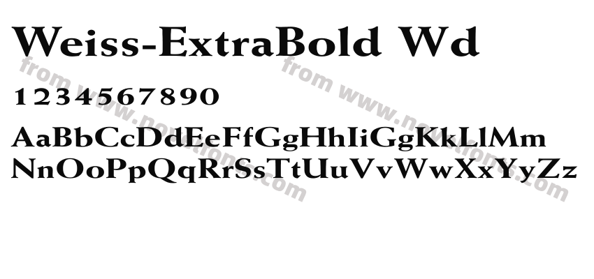 Weiss-ExtraBold WdPreview