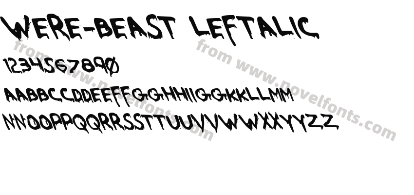 Were-Beast LeftalicPreview