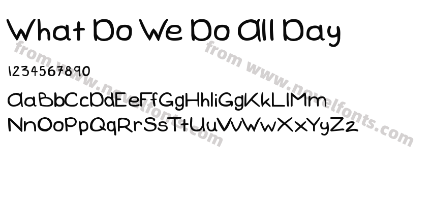 What Do We Do All DayPreview