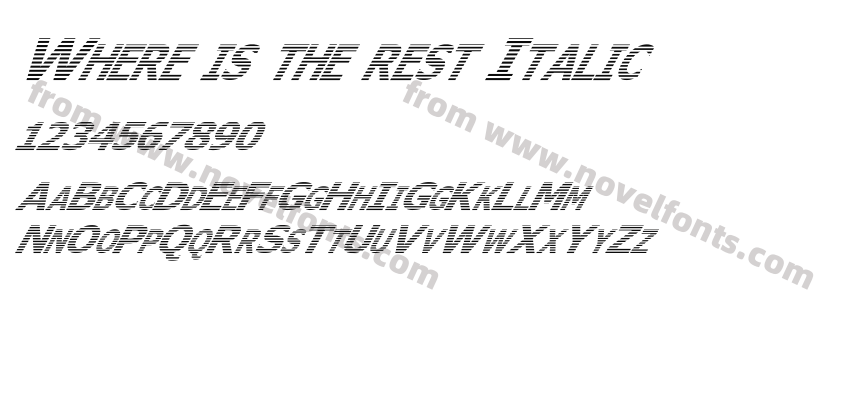 Where is the rest ItalicPreview