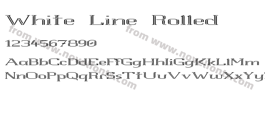 White Line RolledPreview