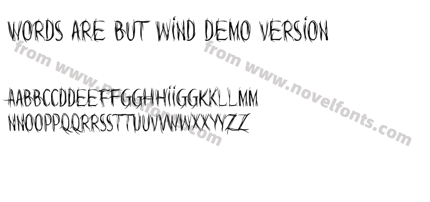 Words are but wind Demo VersionPreview