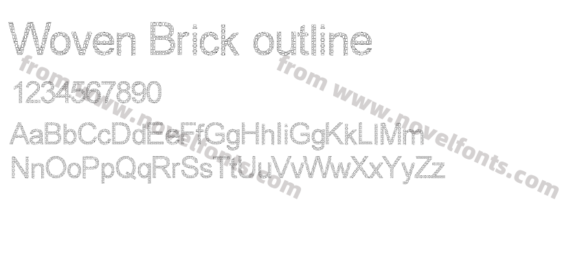 Woven Brick outlinePreview