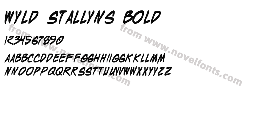 Wyld Stallyns BoldPreview