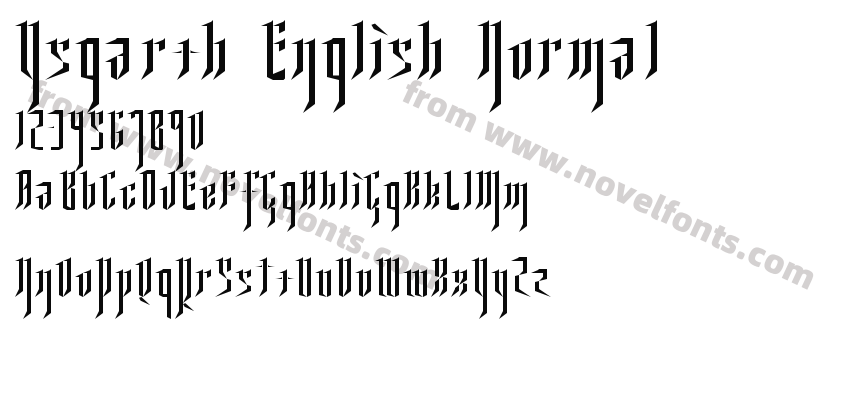 Ysgarth English NormalPreview