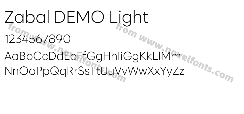 Zabal DEMO LightPreview