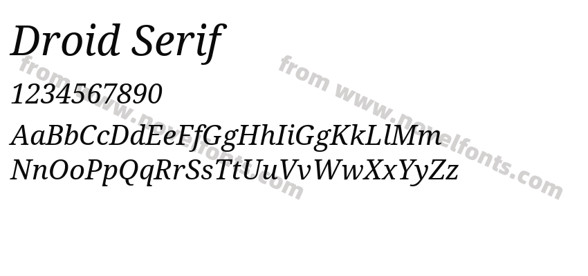 Droid SerifPreview