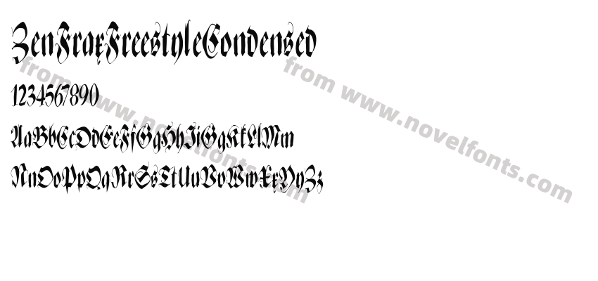 ZenFraxFreestyleCondensedPreview