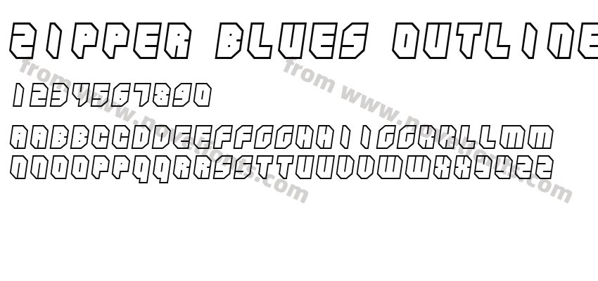 Zipper blues OutlinePreview