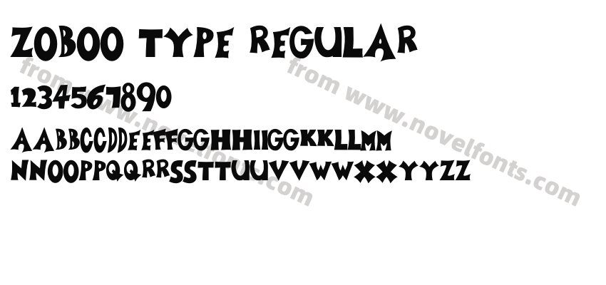 Zoboo Type RegularPreview