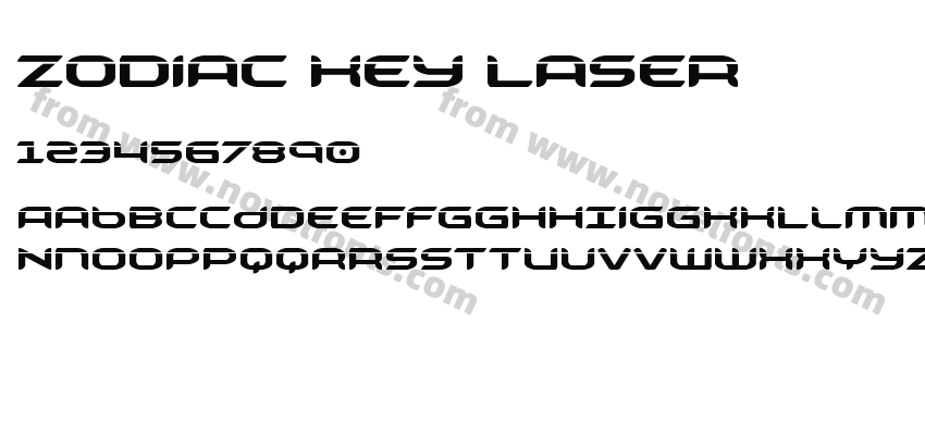 Zodiac Key LaserPreview