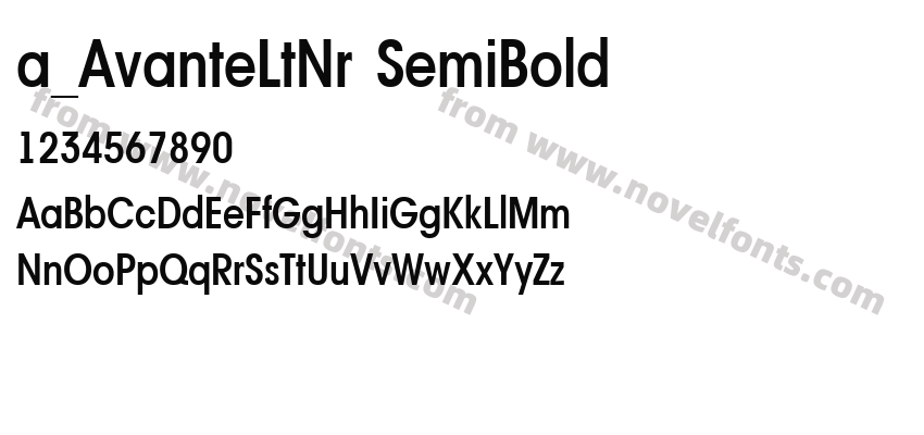 a_AvanteLtNr SemiBoldPreview