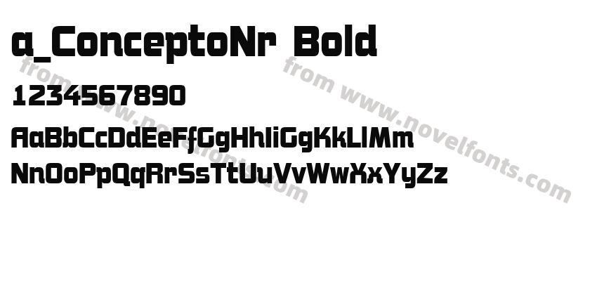 a_ConceptoNr BoldPreview