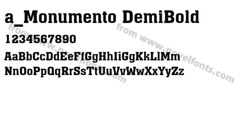 a_Monumento DemiBoldPreview