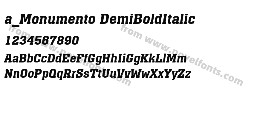 a_Monumento DemiBoldItalicPreview