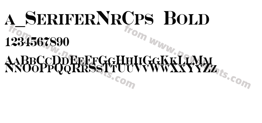 a_SeriferNrCps BoldPreview