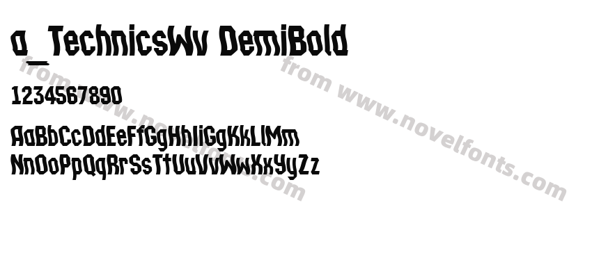 a_TechnicsWv DemiBoldPreview