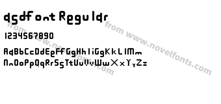 asdfont RegularPreview