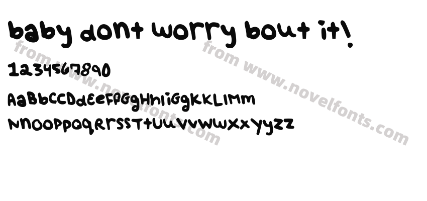 baby dont worry bout it!Preview