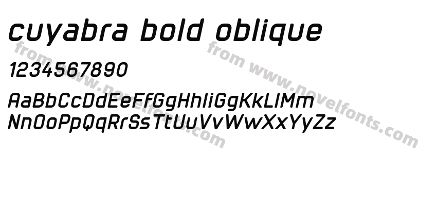 cuyabra bold obliquePreview