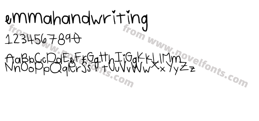 emmahandwritingPreview