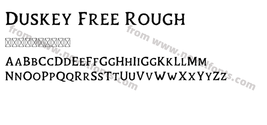 Duskey Free RoughPreview