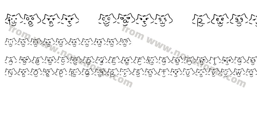 font cats RegularPreview