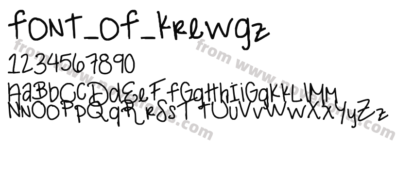 font_of_krewgzPreview