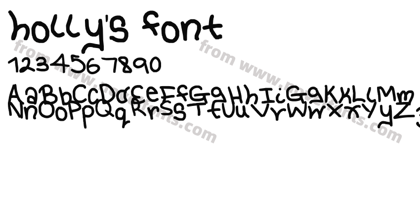 holly's fontPreview