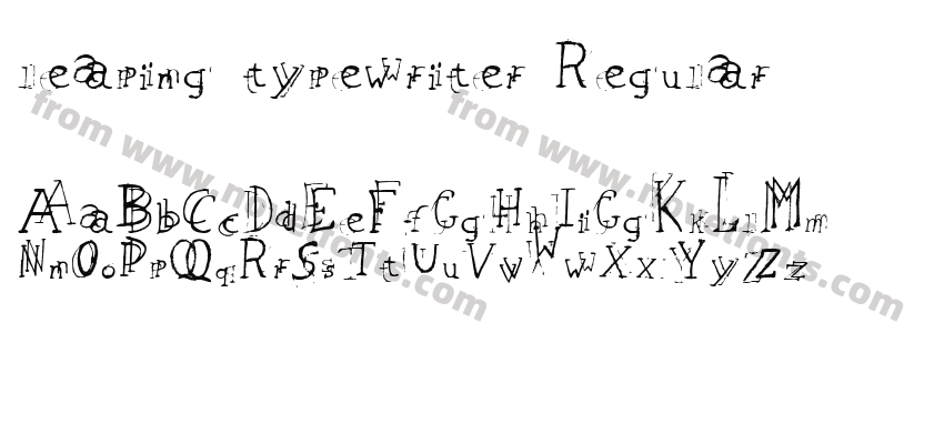 leaping typewriter RegularPreview