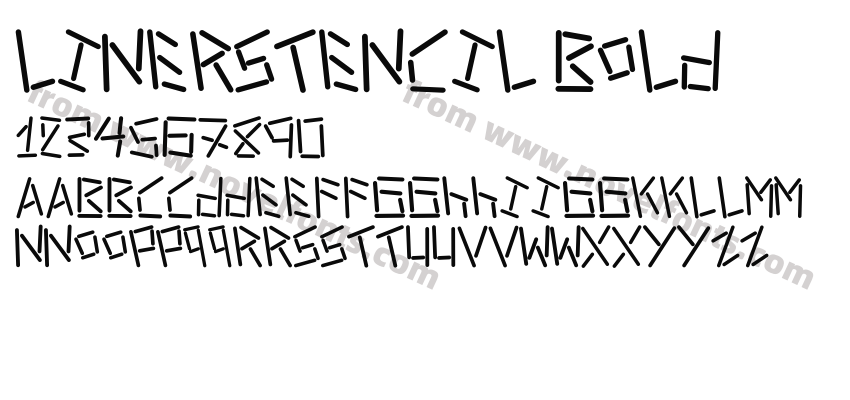 linerstencil boldPreview