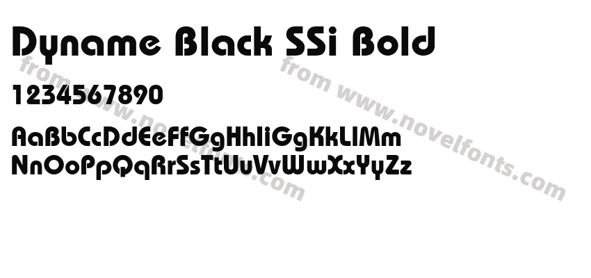 Dyname Black SSi BoldPreview