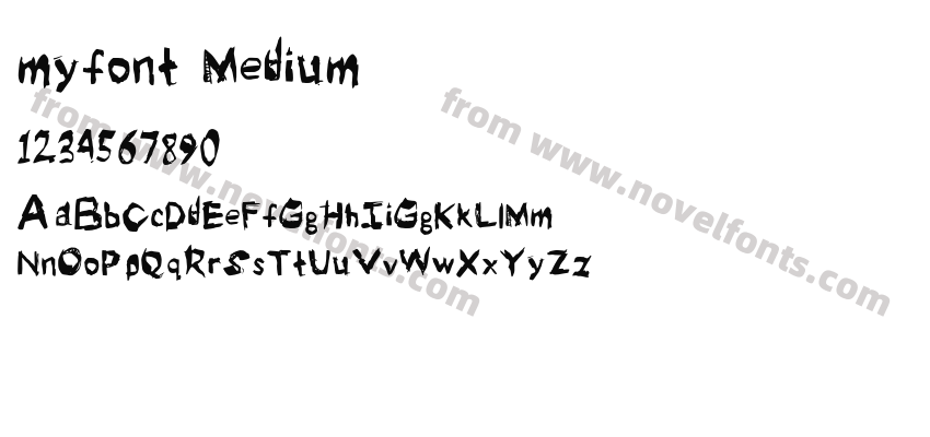 myfont MediumPreview