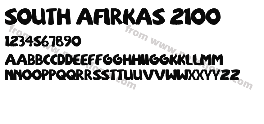 sOuTh Afirkas 2100Preview