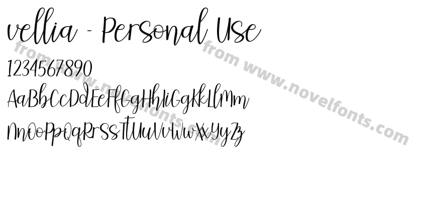 vellia - Personal UsePreview