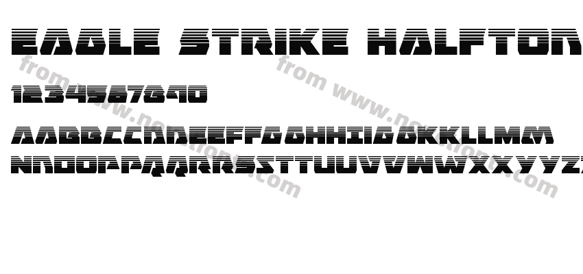 Eagle Strike HalftonePreview