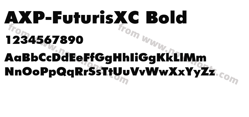 AXP-FuturisXC BoldPreview