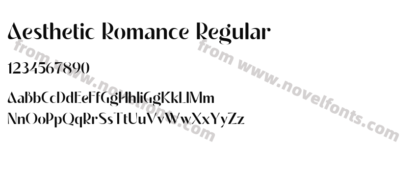 Aesthetic Romance RegularPreview