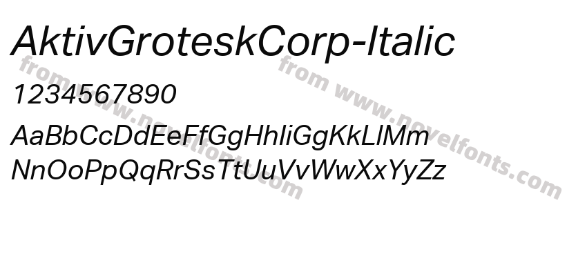 AktivGroteskCorp-ItalicPreview